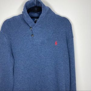 Polo Ralph Lauren Navy Blue Sweater Size Medium